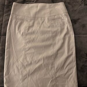 The Limited Beige Pencil Skirt